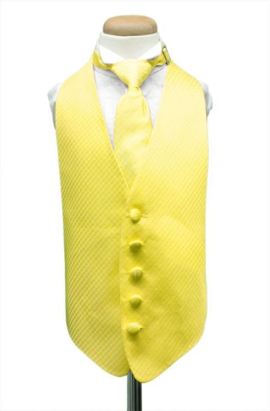 Cardi Lemon Palermo Kids Tuxedo Vest