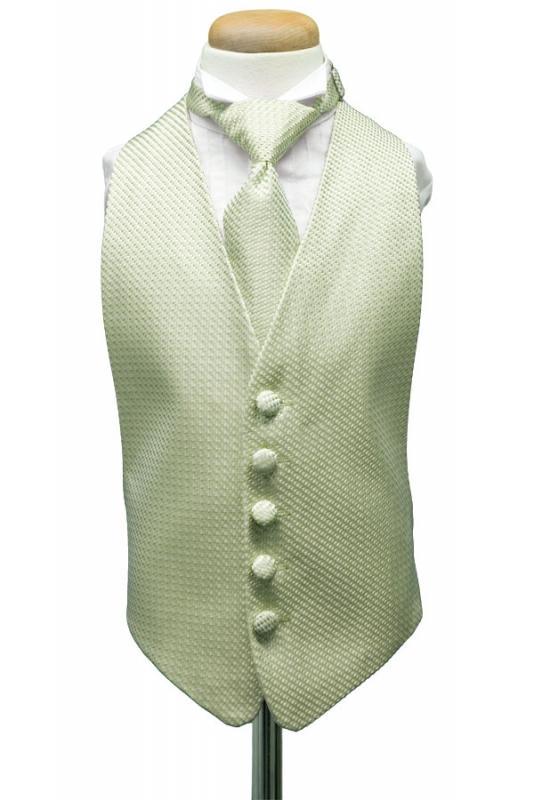 Cardi Mint Venetian Kids Tuxedo Vest