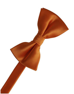 BLACKTIE Orange "Eternity" Kids Bow Tie