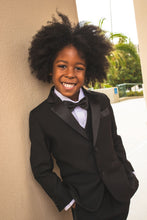 Load image into Gallery viewer, Peanut Butter Collection &quot;007&quot; Kids Black Tuxedo 5-Piece Set