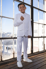 Load image into Gallery viewer, Peanut Butter Collection &quot;007&quot; Kids Pearl White Suit (5-Piece Set)