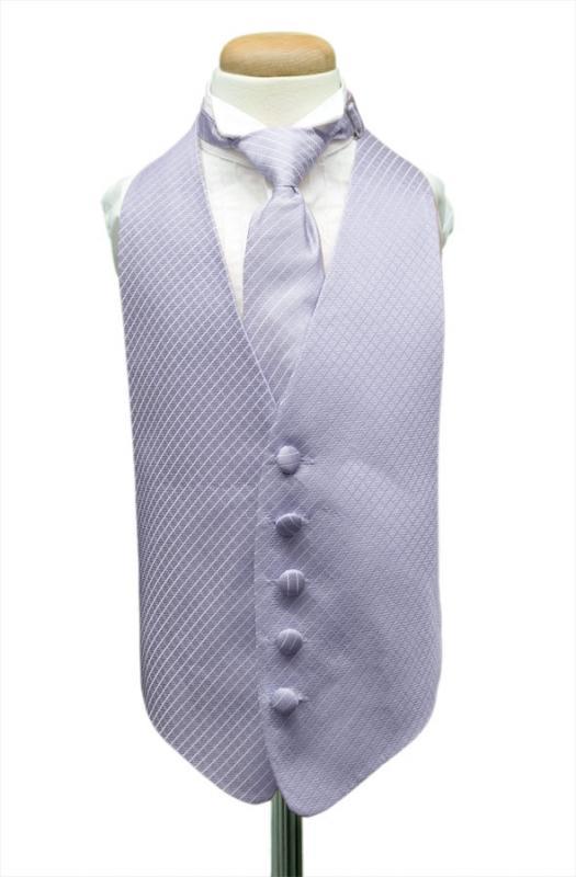 Cardi Periwinkle Palermo Kids Tuxedo Vest