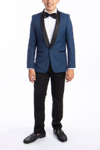 Load image into Gallery viewer, Perry Ellis &quot;Trent&quot; Perry Ellis Kids Indigo 5-Piece Tuxedo