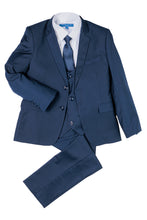 Load image into Gallery viewer, Perry Ellis &quot;Noah&quot; Perry Ellis Kids Navy Suit (5-Piece Set)