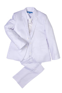 Perry Ellis "Noah" Perry Ellis Kids White Suit (5-Piece Set)