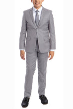 Load image into Gallery viewer, Perry Ellis &quot;Noah&quot; Perry Ellis Kids Light Grey 5-Piece Suit