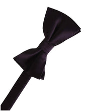 Load image into Gallery viewer, BLACKTIE Plum &quot;Eternity&quot; Kids Bow Tie