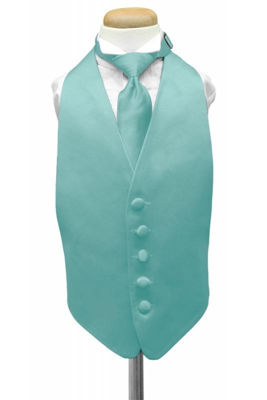 Cardi Pool Luxury Satin Kids Tuxedo Vest