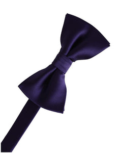 BLACKTIE Purple "Eternity" Kids Bow Tie
