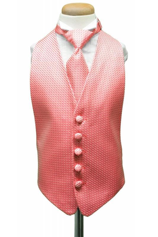 Cardi Red Venetian Kids Tuxedo Vest