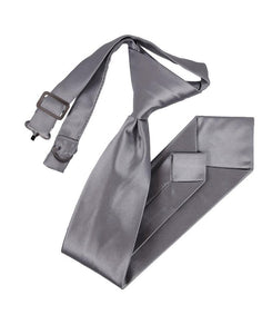 BLACKTIE Silver "Eternity" Kids Necktie