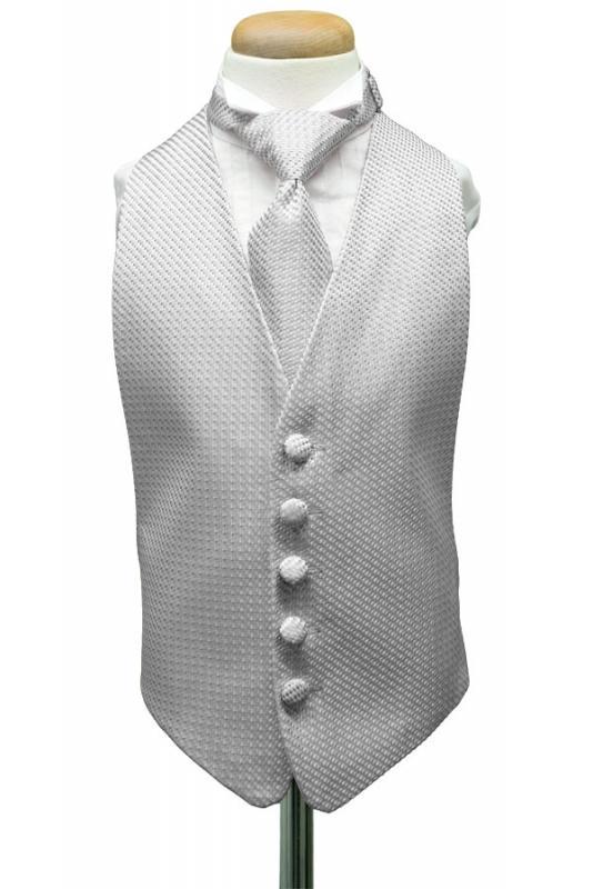 Silver Venetian Tuxedo Vest Silver Venetian Tuxedo Vest