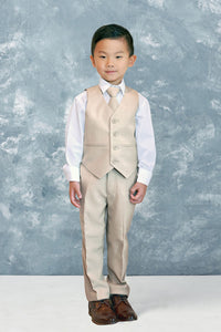 Tip Top "Stanford" Kids Khaki Suit (5-Piece Set)