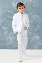 Load image into Gallery viewer, Tip Top &quot;Stanford&quot; Kids White Suit (5-Piece Set)