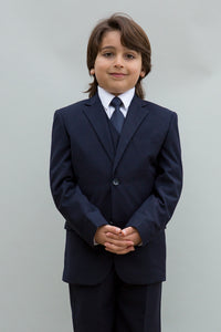 Statement "Elliot" Kids Navy 5-Piece Suit