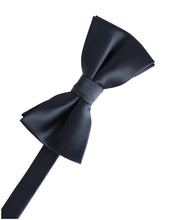 Load image into Gallery viewer, BLACKTIE Steel Blue &quot;Eternity&quot; Kids Bow Tie