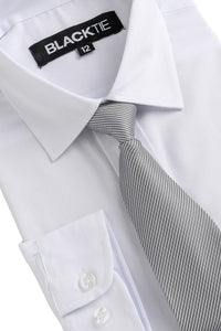 BLACKTIE "Liam" Kids Vintage Grey Suit (5-Piece Set)