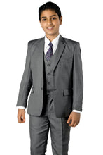 Load image into Gallery viewer, Tazio "Jacob" Kids Mid-Grey 5-Piece Suit