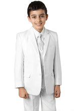 Load image into Gallery viewer, Tazio "Jacob" Kids White 5-Piece Suit