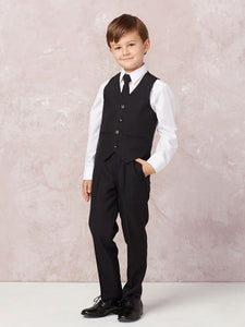 Tip Top 6M "Stanford" Kids Black Suit 5-Piece Set