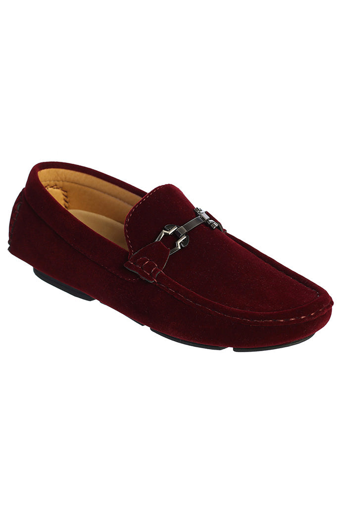 princess polly baby blue dress Pantofi burgundy Loafer main image 0
