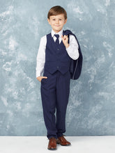 Load image into Gallery viewer, Tip Top 6M &quot;Stanford&quot; Kids Navy Suit 5-Piece Set