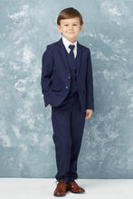 Load image into Gallery viewer, Tip Top &quot;Stanford&quot; Kids Navy Suit 5-Piece Set
